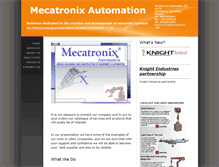 Tablet Screenshot of mecatronix.net